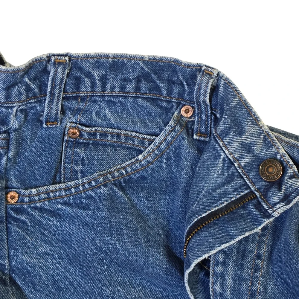 VTG Levi's 517 Jeans 40x32 Orange Tab Bootcut Blue Mens Denim *READ*